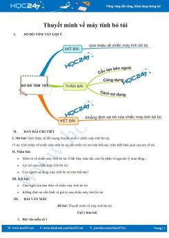 Thuyết minh về máy tính bỏ túi