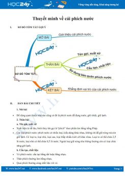 Thuyết minh về cái phích nước