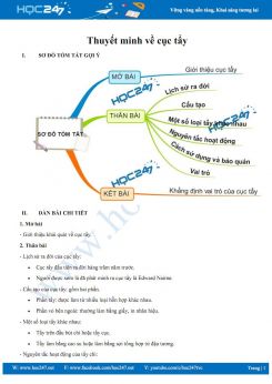 Thuyết minh về cục tẩy