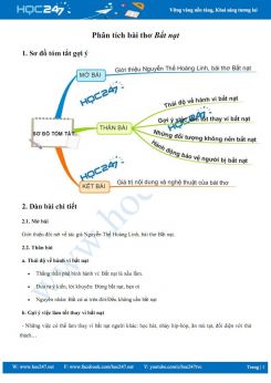 Phân tích bài thơ Bắt nạt - Nguyễn Thế Hoàng Linh