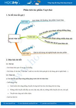 Phân tích tác phẩm Vượt thác - Võ Quảng