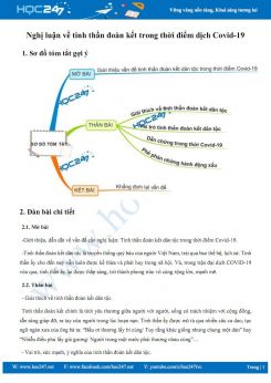 Nghị luận về tinh thần đoàn kết trong thời điểm dịch Covid-19