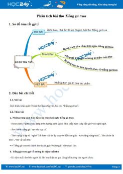 Phân tích bài thơ Tiếng gà trưa của Xuân Quỳnh