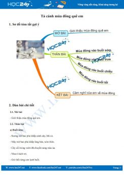 Tả cảnh mùa đông quê em