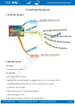 Tả cảnh mùa thu quê em