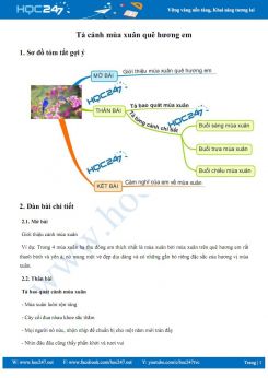 Tả cảnh mùa xuân quê em