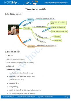 Văn mẫu tả con lợn