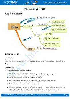 Văn mẫu tả con trâu