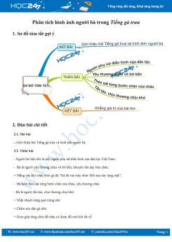 Phân tích hình ảnh người bà trong bài thơ Tiếng gà trưa của Xuân Quỳnh