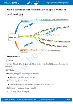 Nhân cách nhà nho chân chính trong Bài ca ngắn đi trên bãi cát của Cao Bá Quát