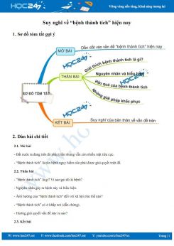 Suy nghĩ về bệnh thành tích hiện nay