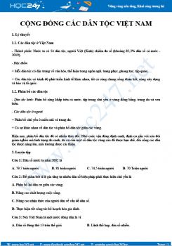 Tổng ôn Điều kiện tự nhiên và tài nguyên thiên nhiên vùng Tây Nguyên Địa lí 9