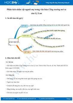 Phân tích nhân vật người mẹ trong văn bản Cổng trường mở ra của Lý Lan