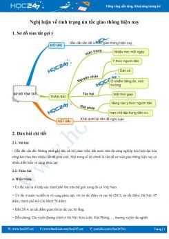 Nghị luận về tình trạng ùn tắc giao thông hiện nay