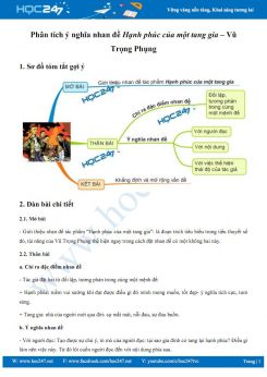 Phân tích ý nghĩa nhan đề Hạnh phúc của một tang gia – Vũ Trọng Phụng