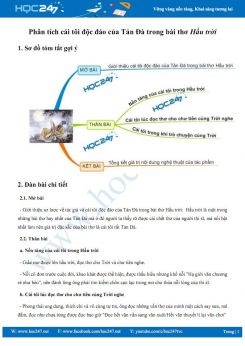 Phân tích cái tôi độc đáo của Tản Đà trong bài thơ Hầu trời