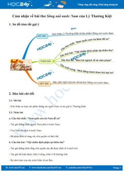 Cảm nhận về bài thơ Sông núi nước Nam của Lý Thường Kiệt