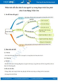 Phân tích nỗi sầu chia li của người vợ trong đoạn trích Sau phút chia li của Đặng Trần Côn