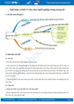 Nghị luận xã hội về việc chọn nghề nghiệp trong tương lai