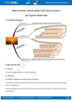 Phân tích đoạn cuối tác phẩm Chiếc thuyền ngoài xa của Nguyễn Minh Châu