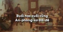 Văn mẫu về Buổi học cuối cùng