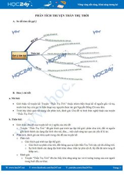 Phân tích truyện Thần Trụ Trời