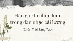 Soạn bài Đàn ghi-ta phím lõm trong dàn nhạc cải lương tóm tắt - Chân trời sáng tạo Ngữ văn 10