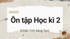 Soạn bài Ôn tập Học kì 2 tóm tắt - Chân trời sáng tạo Ngữ văn 10