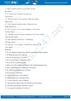 Đề cương ôn tập HK2 môn Tiếng Anh 11 năm học 2022-2023