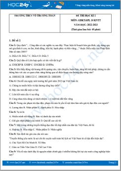 Bộ 5 đề thi HK2 môn GDKT&PL 10 KNTT năm 2022-2023 trường THPT Võ Trường Toản