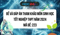 Đề thi và đáp án tham khảo môn Sinh học tốt nghiệp THPT 2024 - Mã đề 223