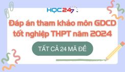 Đáp án đề thi tốt nghiệp THPT môn GDCD năm 2024 - Tất cả 24 mã đề