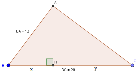 hệ thức lượng trong tam giác vuông ABC