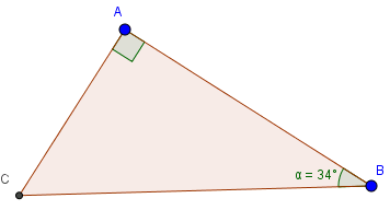 tam giác biết độ lớn góc cho trước