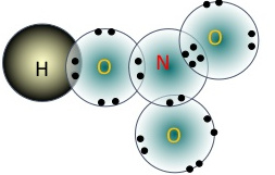  Công thức electron của axit nitric SGK Hóa học 12 trang 37